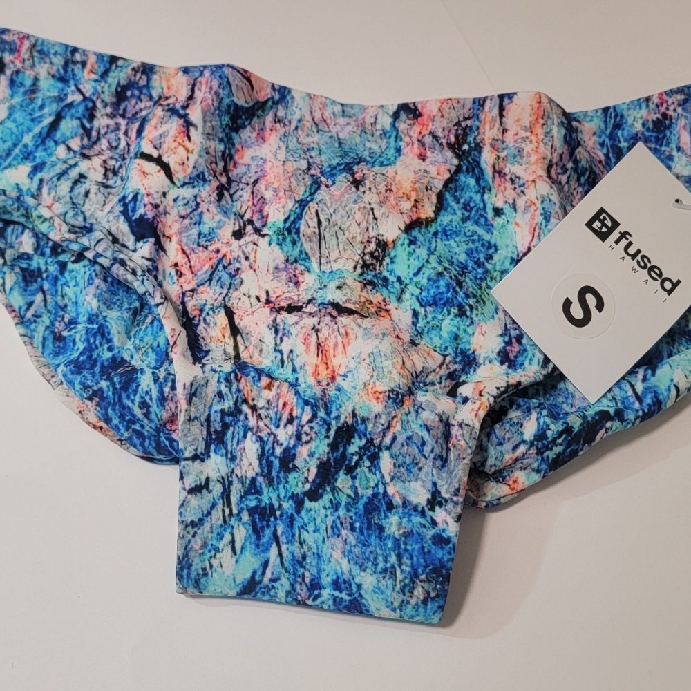Fused Kona Bikini Bottom Mulit-Colored NWT